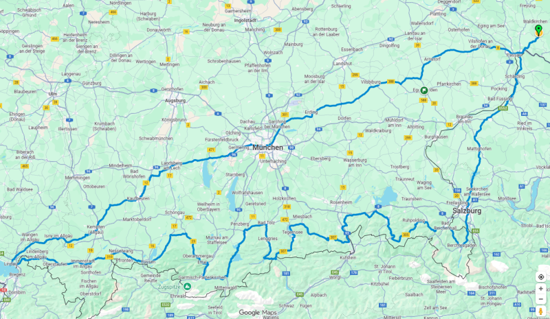 Google Maps Tourbild